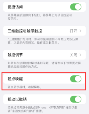 保靖苹果授权维修站分享iPhone轻点无法唤醒怎么办