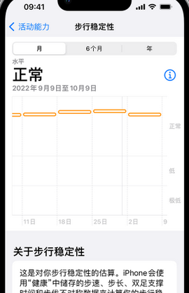 保靖iPhone手机维修如何在iPhone开启'步行稳定性通知'