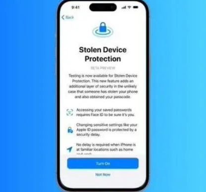 保靖苹果授权维修店分享被盗设备保护功能开启方法