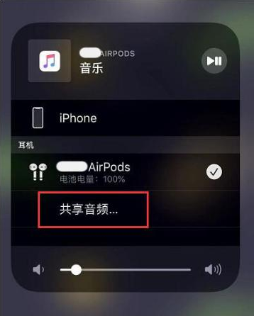 保靖苹果14音频维修点分享iPhone14音频共享设置方法 