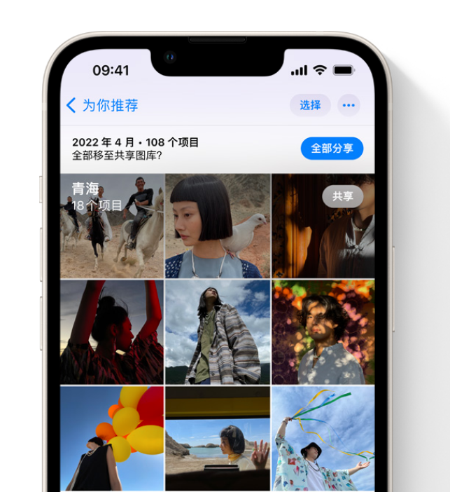 保靖苹果维修网点分享在 iPhone 上使用共享图库 