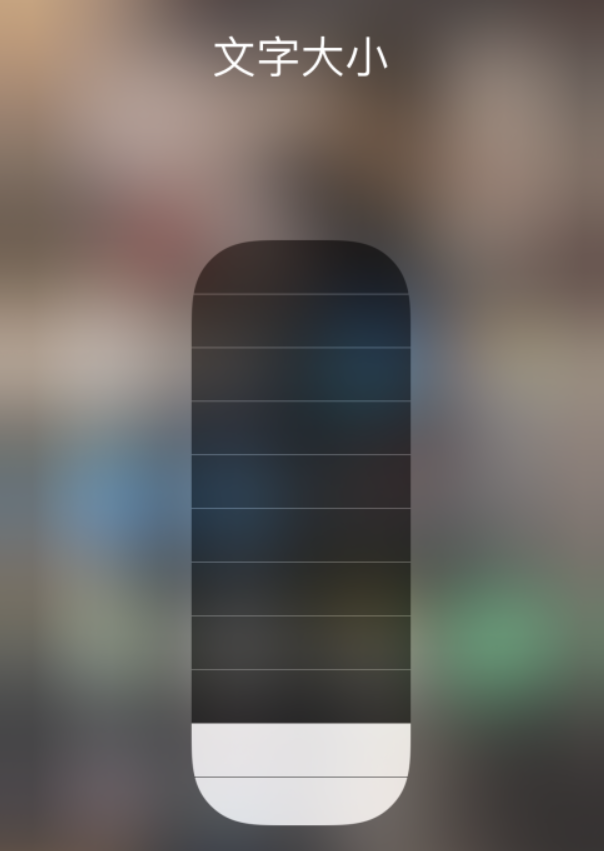 保靖苹果手机维修分享小技巧：在 iPhone 控制中心快速调节字体大小 